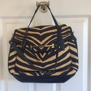 Coach Animal Striped Laptop/Messenger Bag